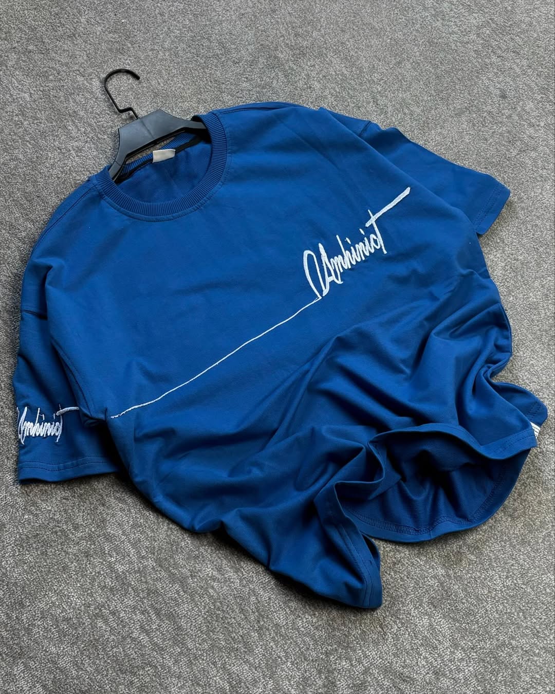 Drop Shoulder  Blue