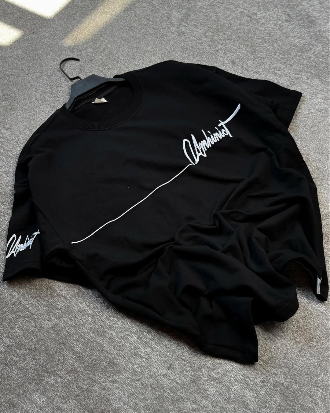Drop Shoulder Black
